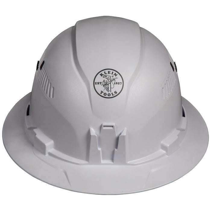 KLEIN TOOLS | Hard Hat, Vented, Full Brim Style, White | #60401