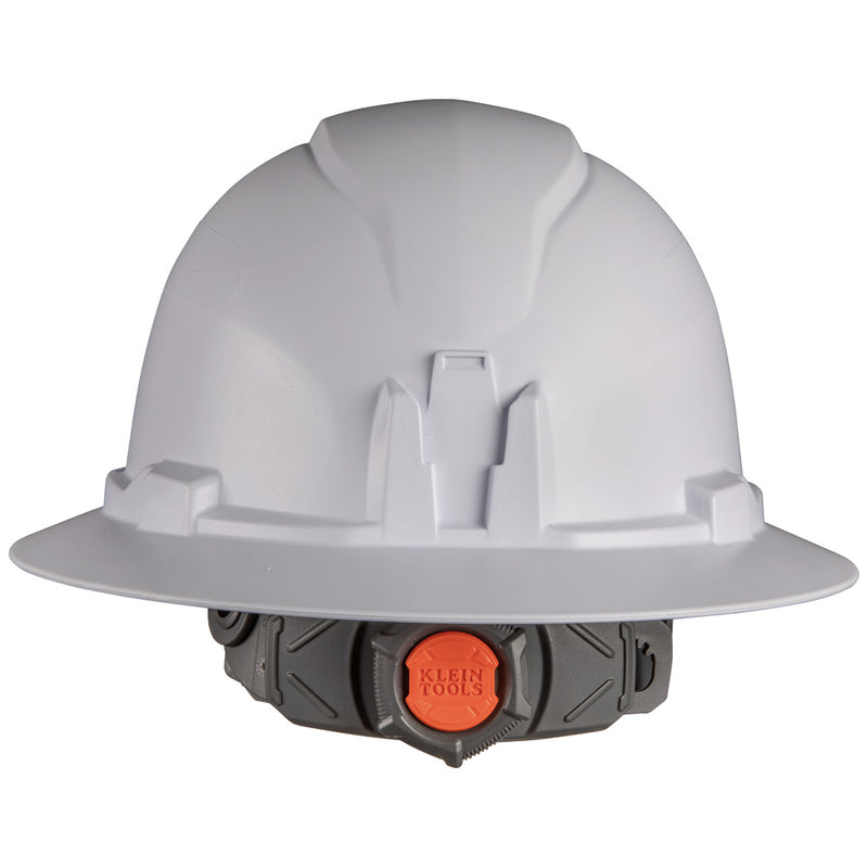 KLEIN TOOLS | Hard Hat, Non-Vented, Full Brim with Rechargeable Headlamp, White | #60406RL