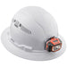 KLEIN TOOLS | Hard Hat, Vented, Full Brim with Headlamp, White | #60407