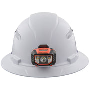 KLEIN TOOLS | Hard Hat, Vented, Full Brim with Headlamp, White | #60407