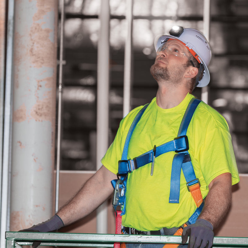 KLEIN TOOLS | Hard Hat, Vented, Full Brim with Rechargeable Headlamp, White | #60407RL