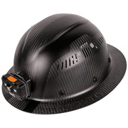 KLEIN TOOLS | Carbon Fiber Full Brim Hard Hat with Headlamp, Titan | #60512