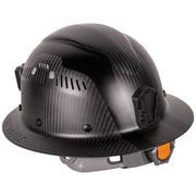 KLEIN TOOLS | Carbon Fiber Full Brim Hard Hat with Headlamp, Titan | #60512