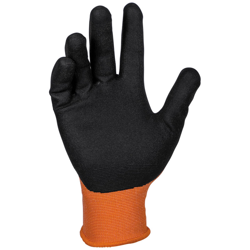 KLEIN TOOLS | Knit Dipped Gloves, Cut Level A1, Touchscreen, Large, 2-Pair | #60581