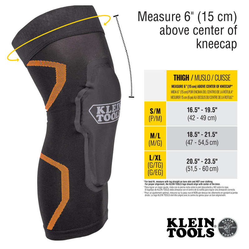 KLEIN TOOLS | Knee Pad Compression Sleeve S/M | #60622