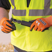 KLEIN TOOLS | Knit Dipped Gloves, Cut Level A1, Touchscreen, Large, 2-Pair | #60581