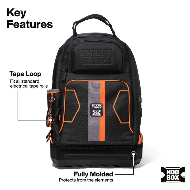 KLEIN TOOLS | MODbox™ Electrician's Backpack | #62201MB