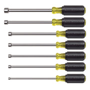 KLEIN TOOLS | Nut Driver Set, Magnetic Nut Drivers, 6-Inch Shafts, 7-Piece | #647M