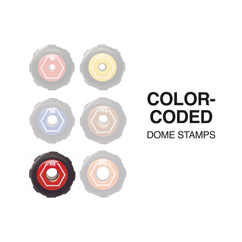 KLEIN TOOLS | Color-Coded Hollow-Shaft Heavy-Duty Nut Driver, 1/2-Inch | #65412