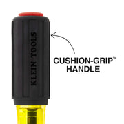 KLEIN TOOLS | Color-Coded Hollow-Shaft Heavy-Duty Nut Driver, 1/2-Inch | #65412