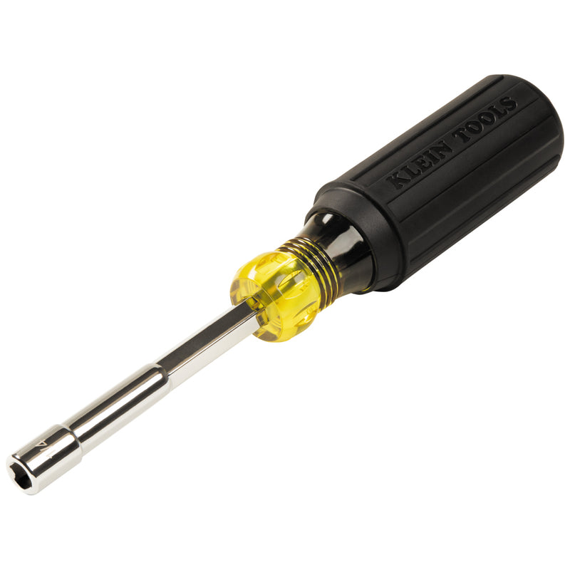KLEIN TOOLS | Color-Coded Hollow-Shaft Heavy-Duty Nut Driver, 1/4-Inch | #65414