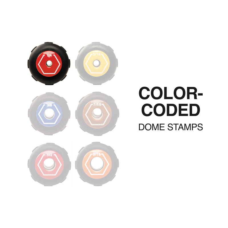 KLEIN TOOLS | Color-Coded Hollow-Shaft Heavy-Duty Nut Driver, 1/4-Inch | #65414
