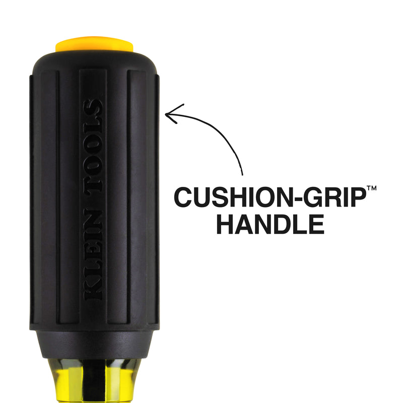 KLEIN TOOLS | Color-Coded Magnetic Hollow-Shaft Heavy-Duty Nut Driver, 5/16-Inch | #654516MAG