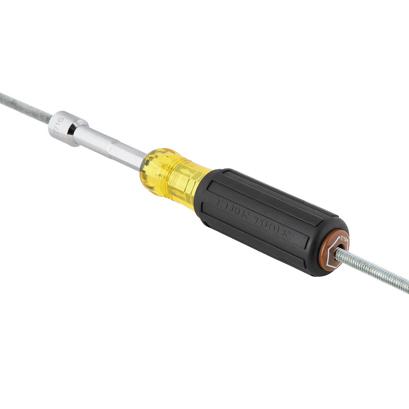 KLEIN TOOLS | Color-Coded Hollow-Shaft Heavy-Duty Nut Driver, 7/16-Inch | #654716
