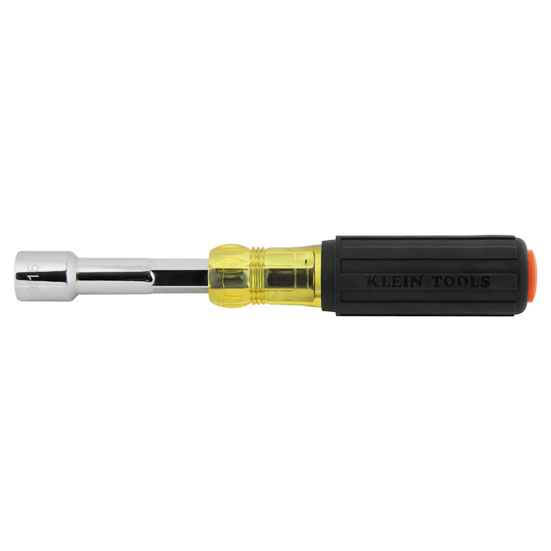 KLEIN TOOLS | Color-Coded Magnetic Hollow-Shaft Heavy-Duty Nut Driver, 9/16-Inch | #654916MAG
