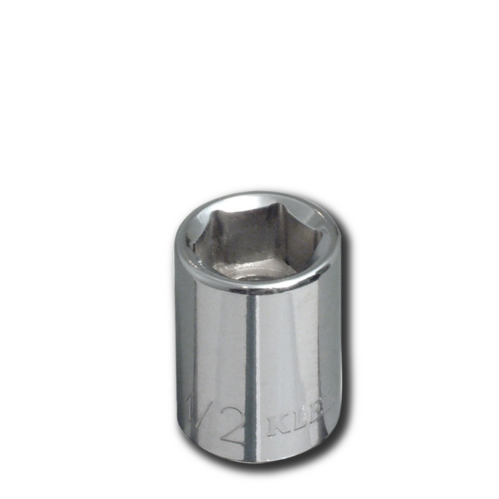 Klein Tools | 1/2-Inch Standard 6-Point Socket, 3/8-Inch Drive | #65702