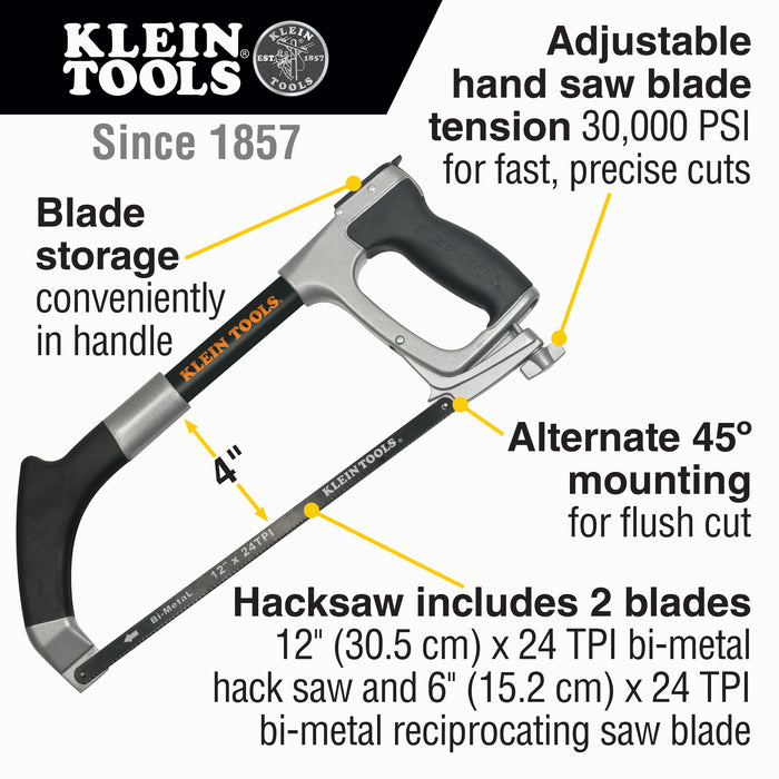 KLEIN TOOLS | High-Tension Hacksaw | #702-12