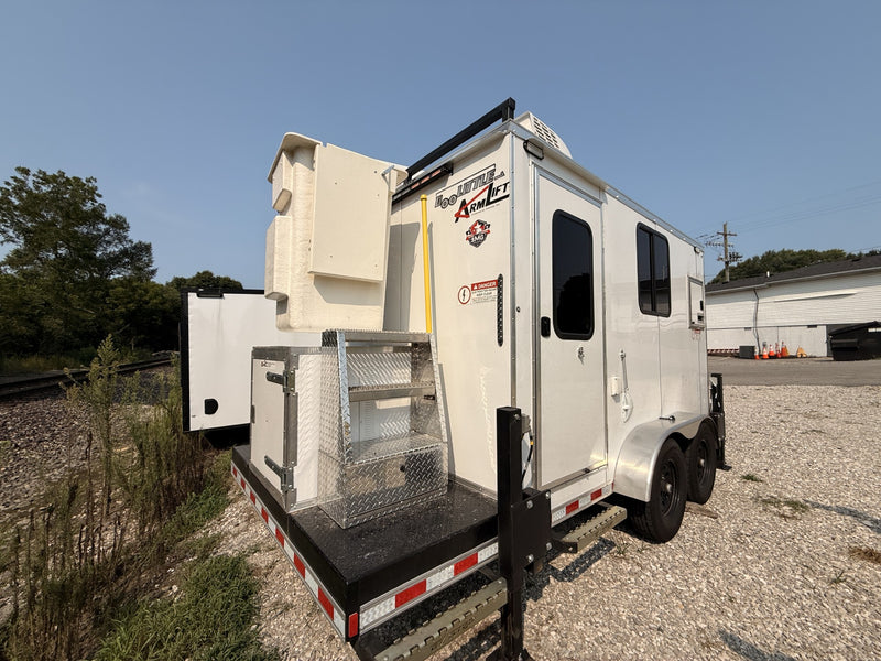 SMG TRAILERS | Self-Leveling Liberty Lift Bucket Lift Fiber Trailer | #LLB-LFT