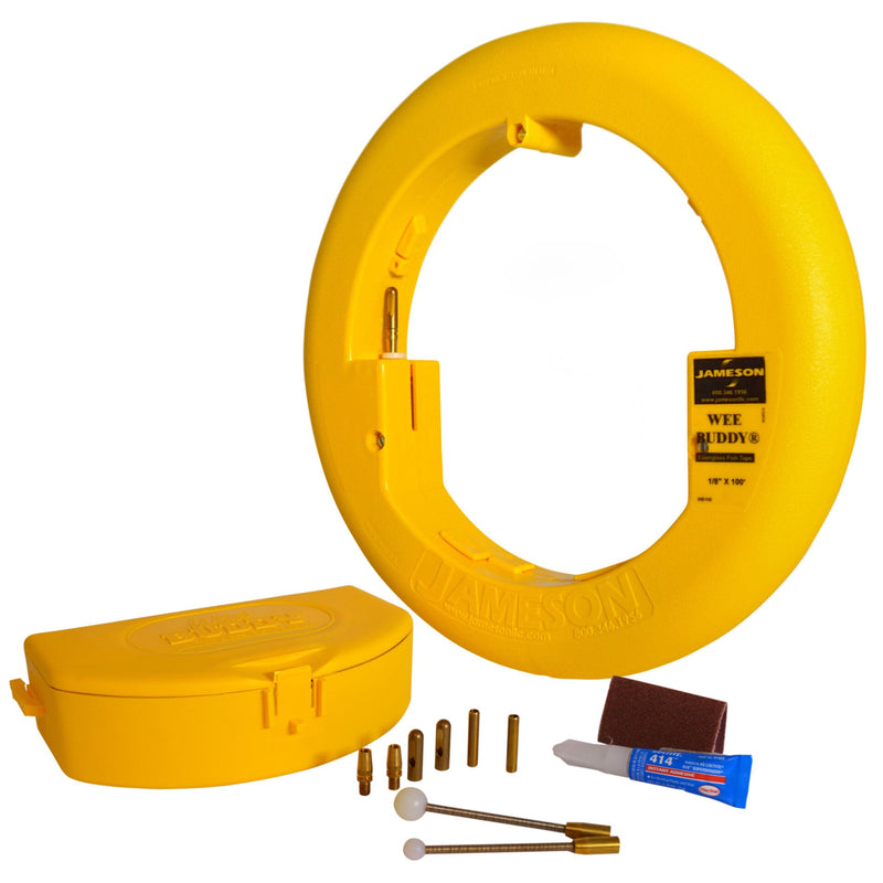 JAMESON | Wee Buddy® Fish Tape, 1/8 in. x 150 ft. with Kit | #8-15-150K
