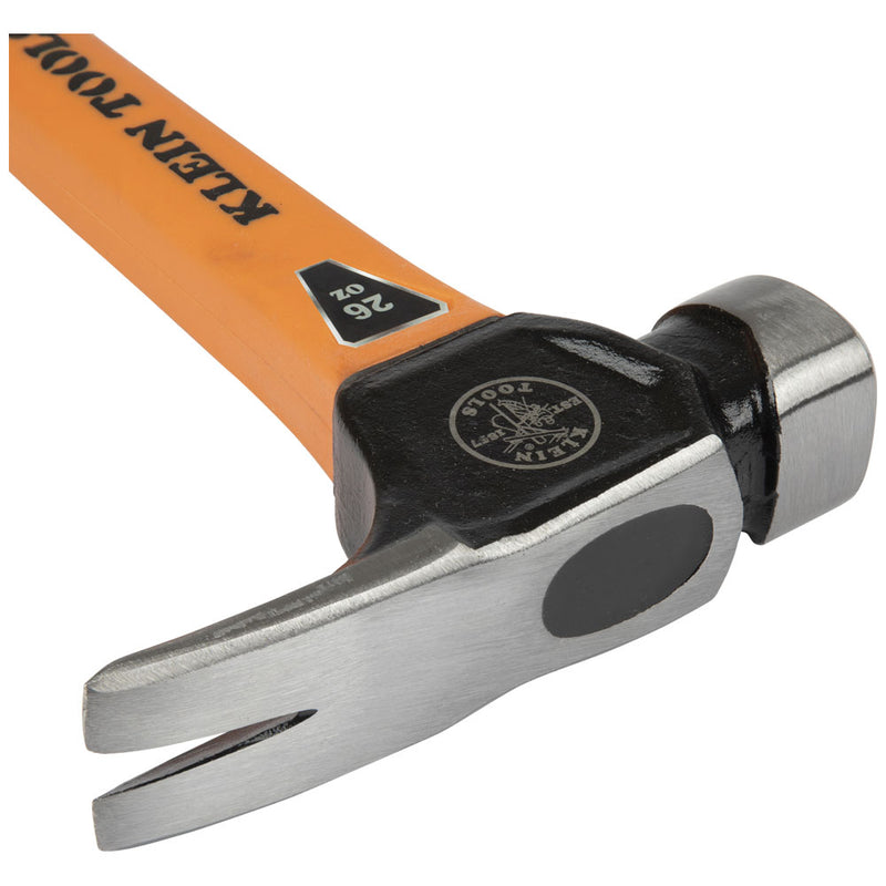 KLEIN TOOLS | Lineman's Claw Milled Hammer | #832-26