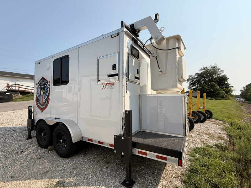 SMG TRAILERS | Self-Leveling Liberty Lift Bucket Lift Fiber Trailer | #LLB-LFT