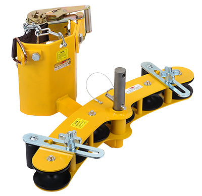 90° Corner Block w/ High Strength Plastic Rollers | #GMP70438