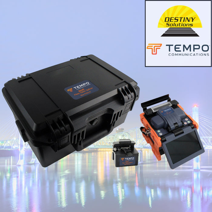 TEMPO | Active Clad Fusion Splicer and Cleaver Kit  (SPLICER & CLEAVER ONLY) | #915FS-KIT1