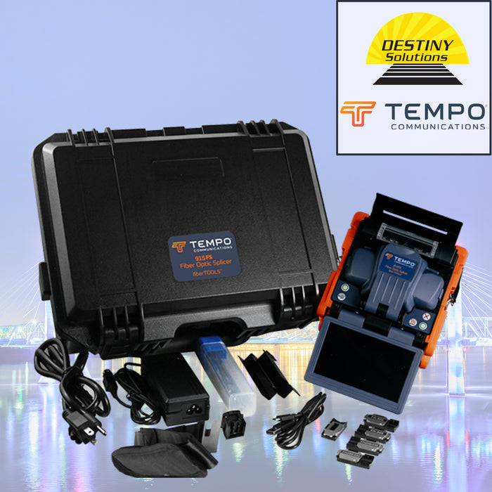 TEMPO | Active Clad Fusion Splicer Kit (CONTRACTOR BUNDLE) | #915FS-KIT2