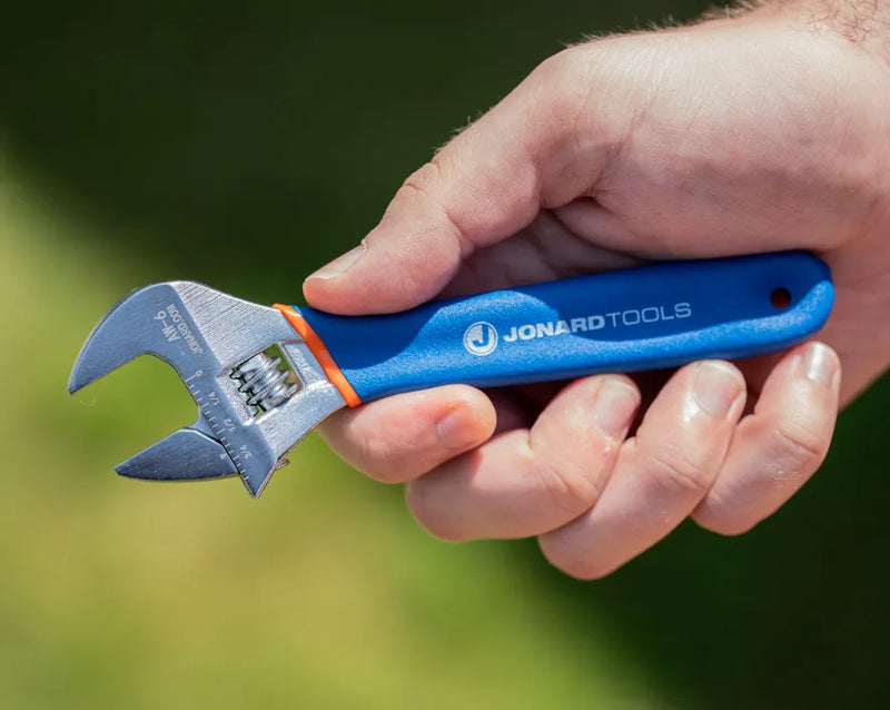 JONARD | Adjustable Wrench 6 inch with Extra Wide Jaws | #AW-6