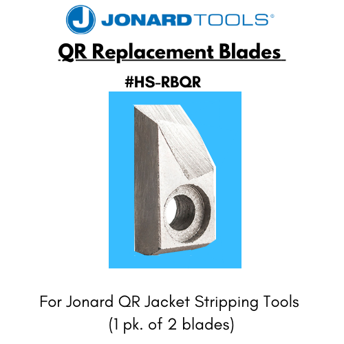 Jonard #HS-RBQR | Replacement Blade Pack | for QR Jacket Stripping Tools