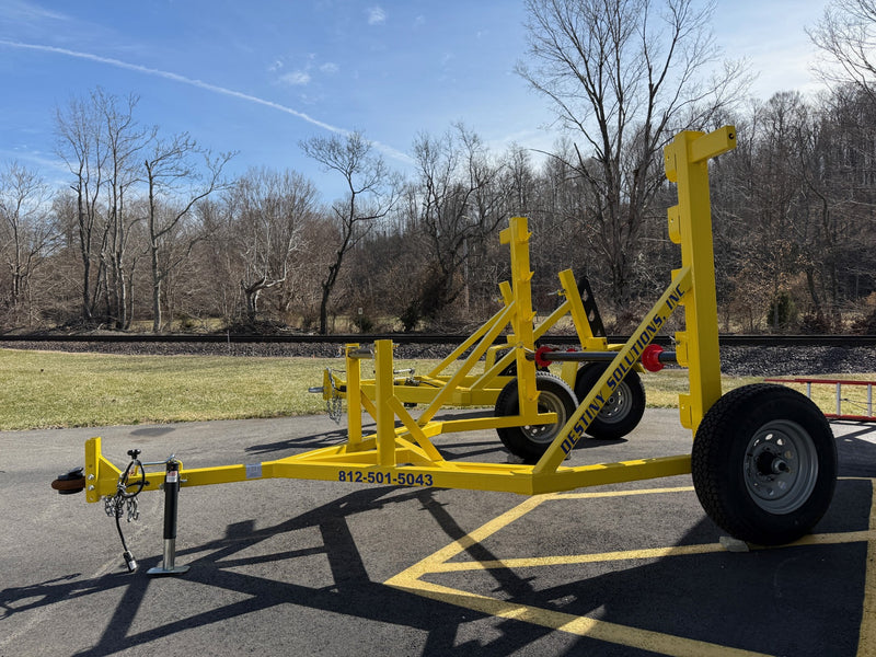 Adjustable Height Reel Trailer - 5,200lb Capacity with Strand Carrier Bar | #RT-5200K-S