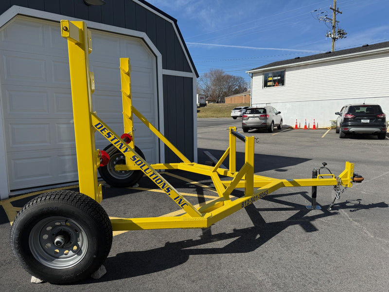 Adjustable Height Reel Trailer - 5,200lb Capacity with Strand Carrier Bar | #RT-5200K-S