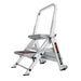 LITTLE GIANT LADDER | Aluminum Safety 2 Step Ladder, Type IA, 300lb Load Capacity | #10210BA