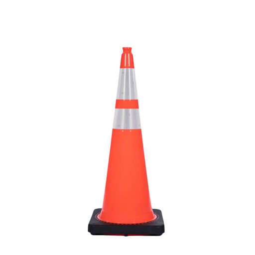 BONE SAFETY | 28" Traffic Cone with Reflective Collars | #BONECONE2807