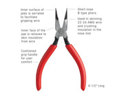 JONARD | Short Nose B Type Pliers | #BSHORTNOSE