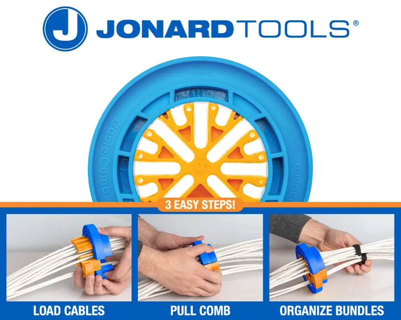 JONARD | Cable Comb® Cable Organizing Tool Set | #CCB-2534
