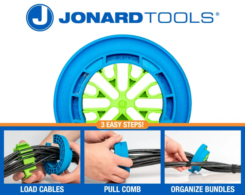 JONARD | Cable Comb® Cable Organizing Tool Set | #CCB-2534