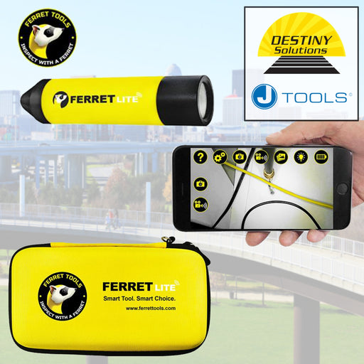 JONARD | Ferret Lite - Multipurpose Wireless Inspection Camera & Cable Pulling Tool | #CF-100