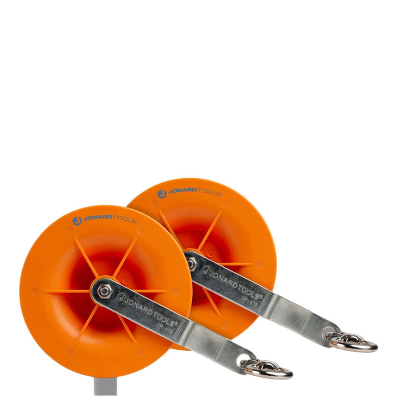 JONARD | Pulley for Low Voltage Electrical, Network, & COAX Cables (2 pack) | #CP-475