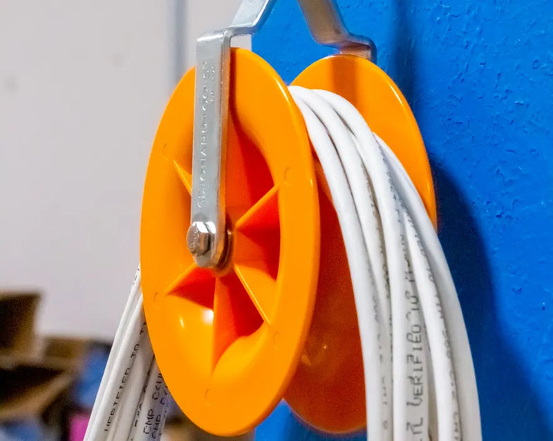 JONARD | Pulley for Low Voltage Electrical, Network, & COAX Cables (2 pack) | #CP-475