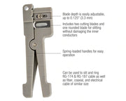 JONARD | Compact Cable Slit & Ring Tool (0 - 0.125") | #CSR-125