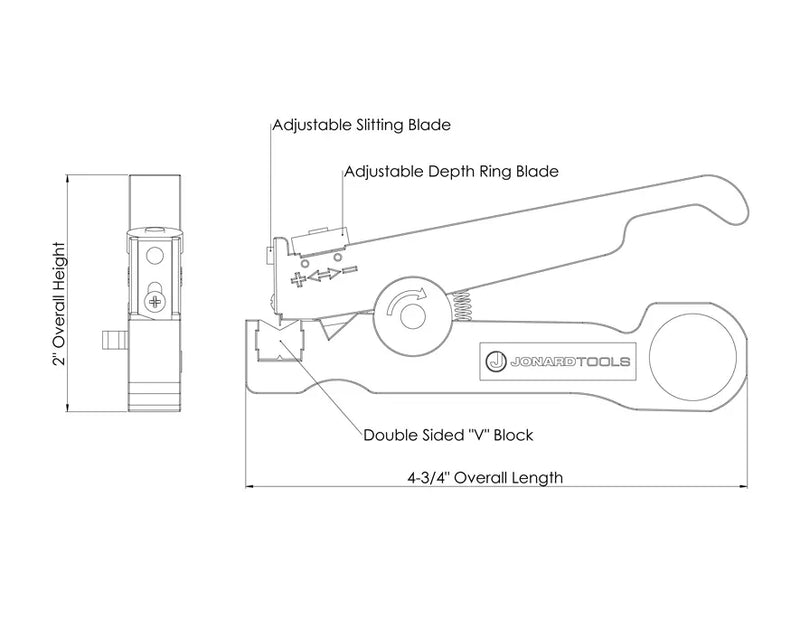 JONARD | Cable Slit & Ring Tool | #CSR-1575