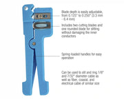 JONARD | Compact Cable Slit & Ring Tool (0.125" - 0.250") | #CSR-250