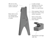 JONARD | COAX Cable Stub End Stripper (RG59/RG6) | #CSS-596