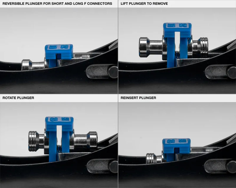 JONARD | 360° Compression Tool - RG59 and RG6 Connectors | #CTF-180