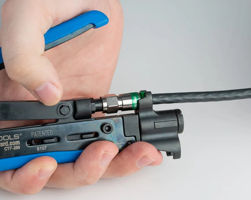 JONARD | Compression Tool Fixed - Long Style F Connectors | #CTF-200