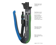 JONARD | Dual Compression Tool - Short and Long Style F Connectors | #CTF-230