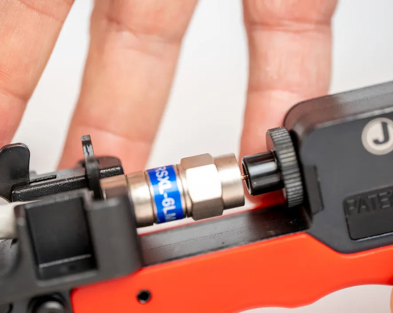 JONARD | 360° Compression Tool for Long RG6, & RG11 Style F Connectors | #CTF-360XL