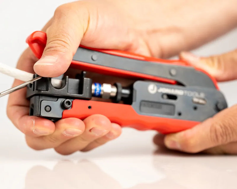 JONARD | 360° Compression Tool for Long RG6, & RG11 Style F Connectors | #CTF-360XL