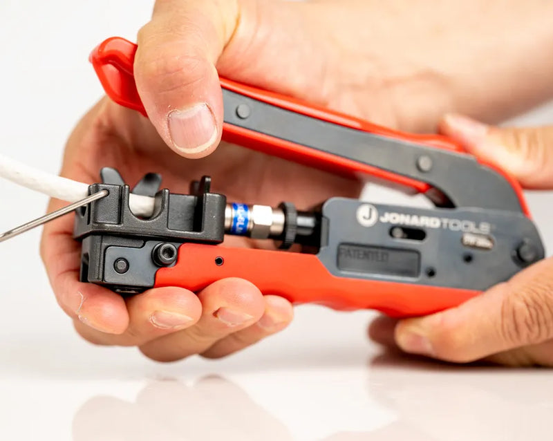 JONARD | 360° Compression Tool for Long RG6, & RG11 Style F Connectors | #CTF-360XL